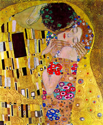 gustav klimt the kiss detail part of workart classic collection